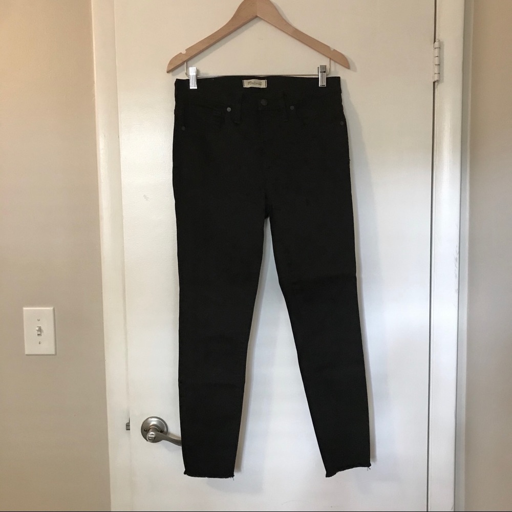 NWT Madewell 9” high rise skinny jeans w/raw hem